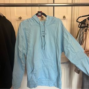 Awful blue hoodie